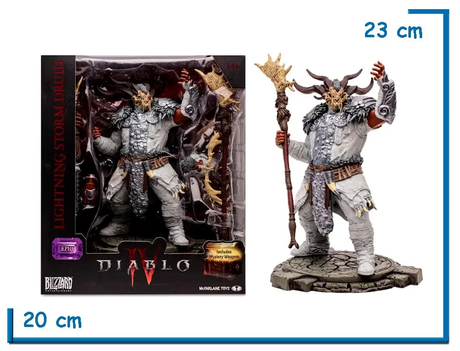 MCFARLANE LIGHTNING STORM DRUID EPIC DIABLO IV