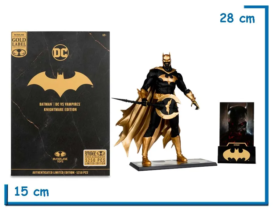 MCFARLANE BATMAN DC VS VAMPIRES KNIGHTMARE EDITION GL 18 CM DC