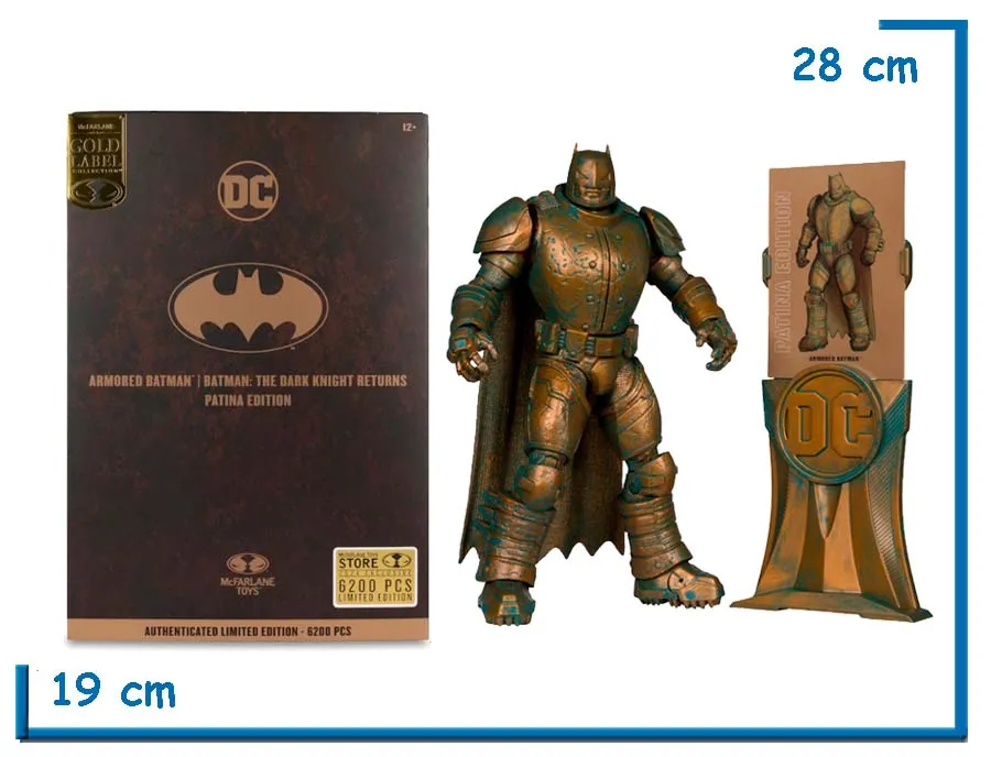 MCFARLANE ARMORED BATMAN BDKR PATINA EDITION GL 18 CM DC
