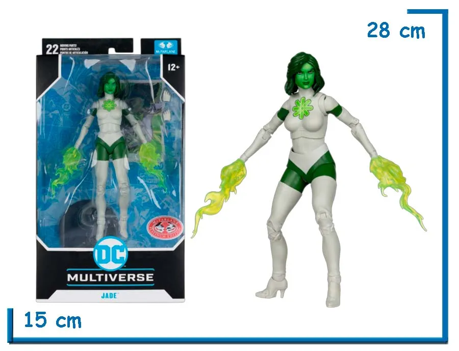 MCFARLANE JADE PLATINUM ED. (GREEN LANTERN CORPS) 18 CM DC MULTIVERSE