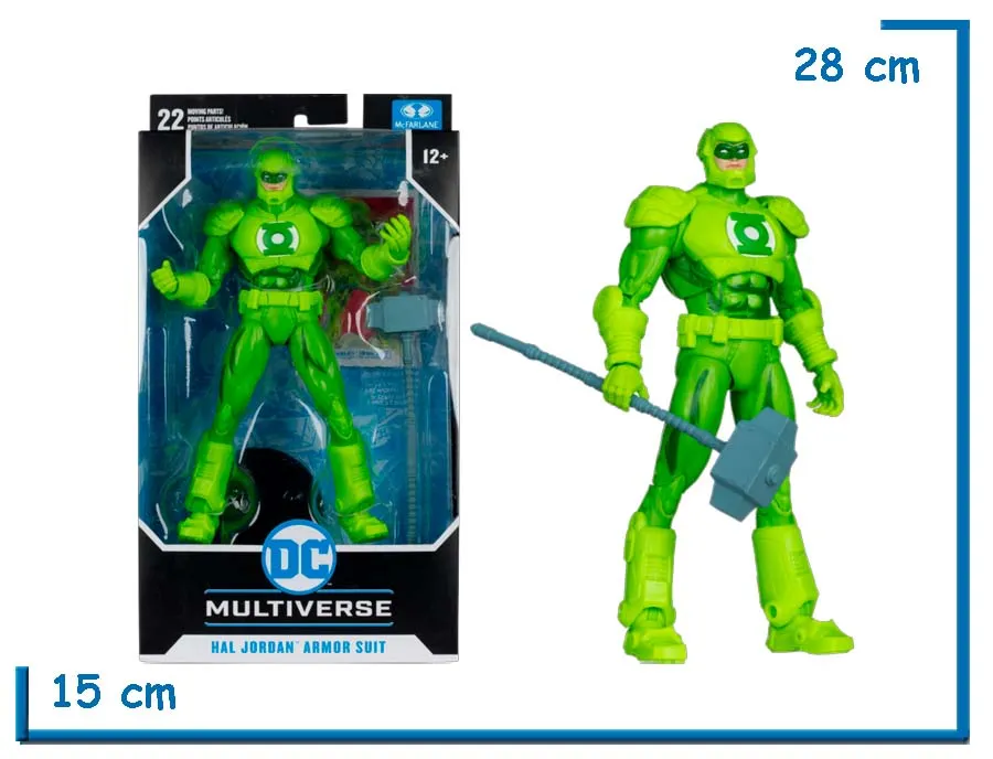 MCFARLANE HAL JORDAN ARMOR SUIT (ROS) 18 CM DC MULTIVERSE