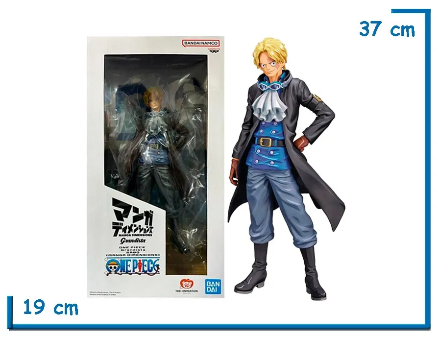 BANPRESTO SABO ONE PIECE GRANDISTA MANGA DIMENSIONS