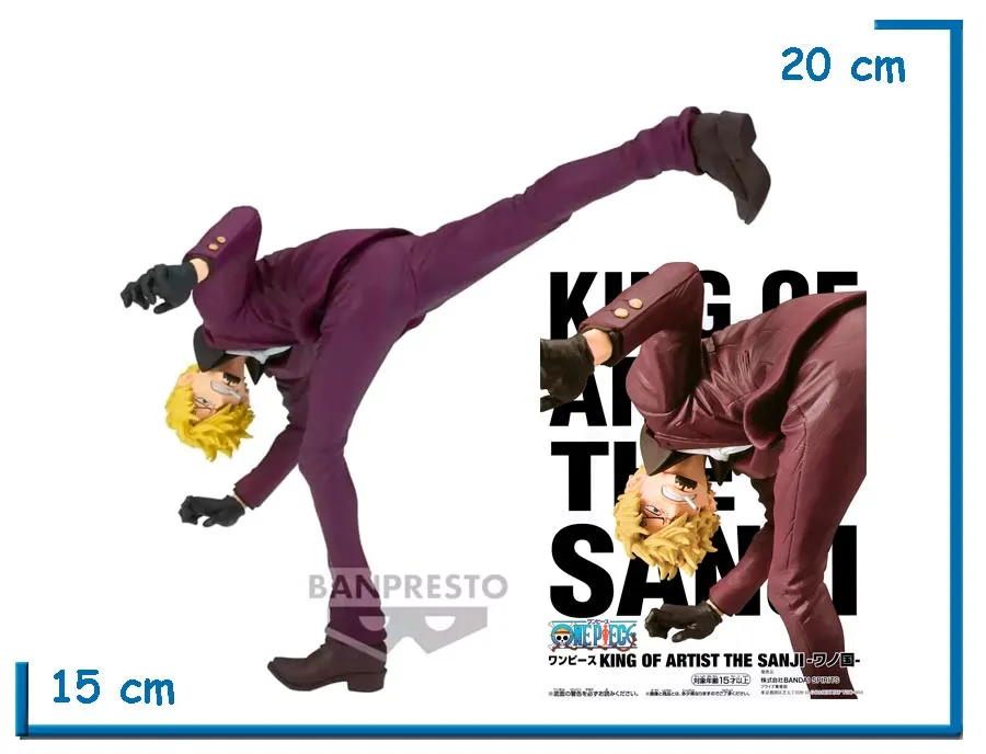 BANPRESTO THE SANJI WANOKUNI ONE PIECE KING OF ARTIST