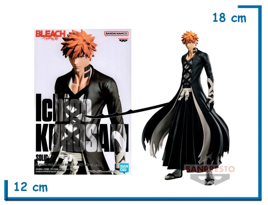 BANPRESTO ICHIGO KUROSAKI SOLID AND SOULS BLEACH