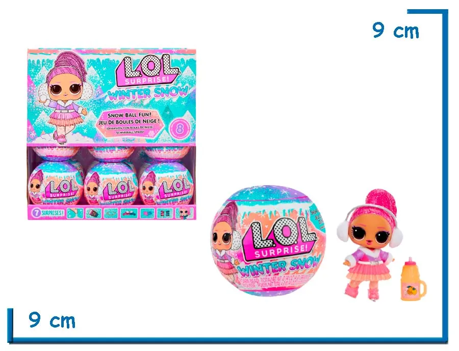 MGA LOL SURPRISE WINTER SNOW FIGURA SORPRESA