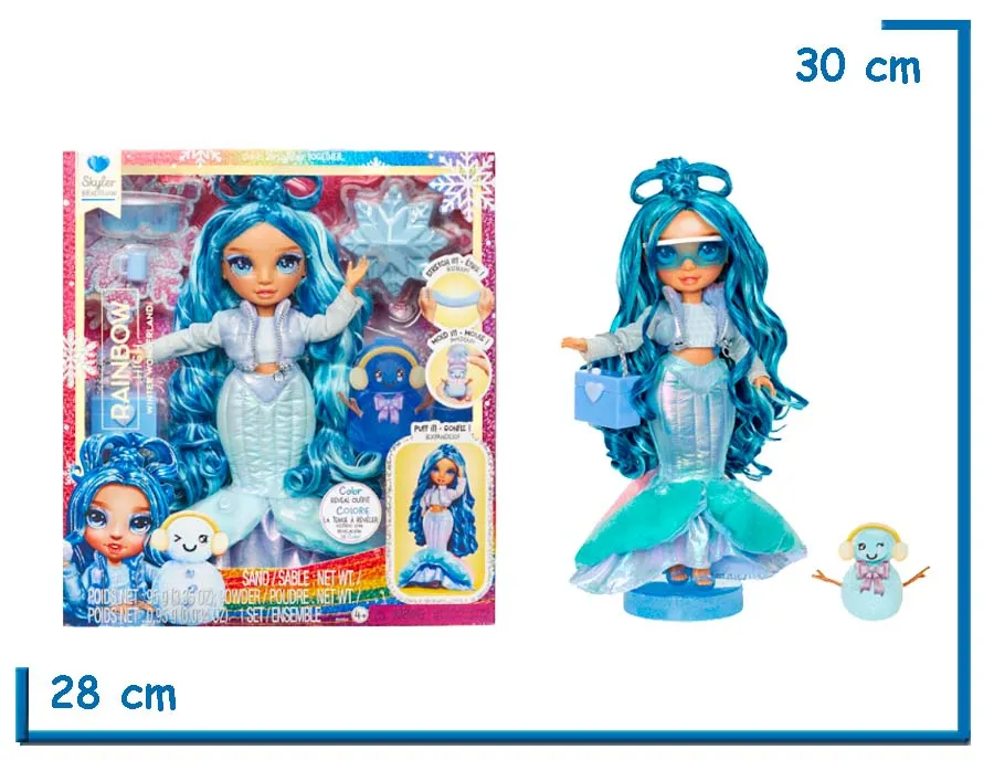 MGA RAINBOW HIGH SKYLER BRADSHAW WINTER WONDERLAND