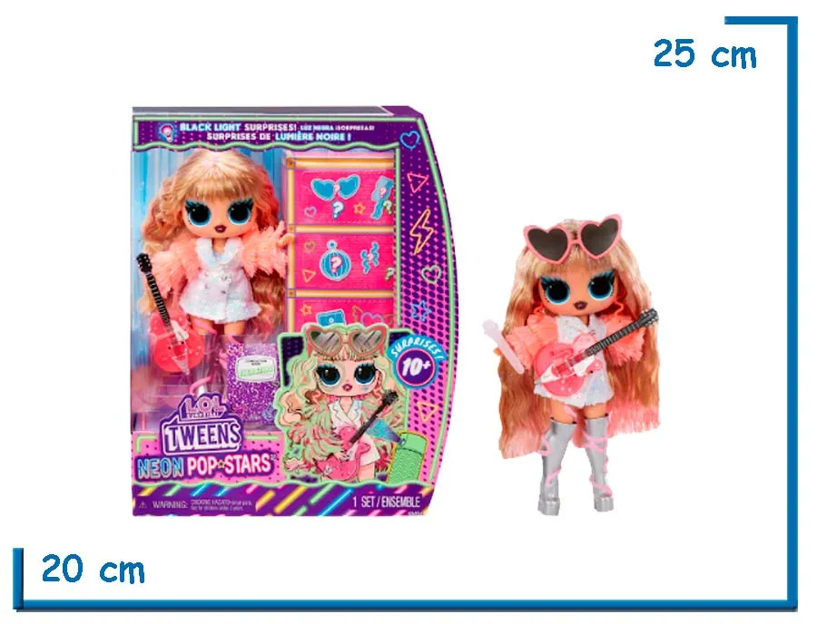 MGA LOL SURPRISE TWEENS THEA STARS NEON POP STARS (EX20650)