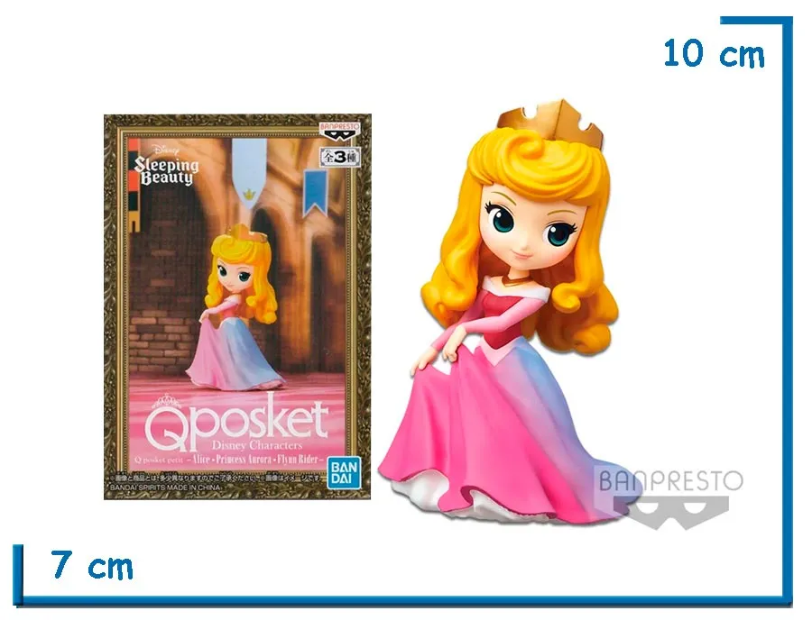 BANPRESTO PRINCESS AURORA SLEEPING BEAUTY Q POSKET PETIT