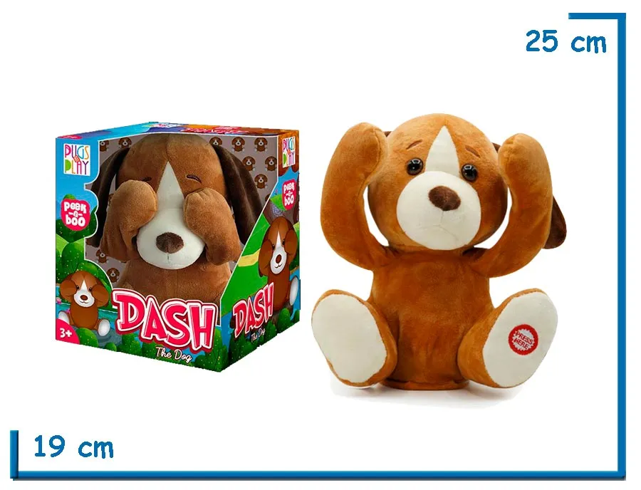 PUGS AT PLAY DASH PEEK-A-BOO