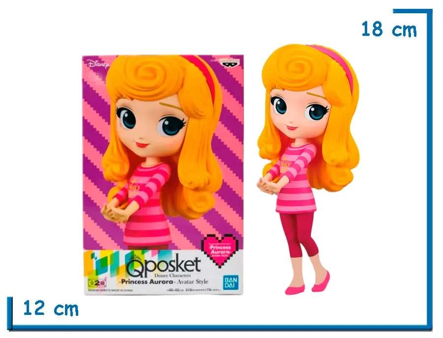 BANPRESTO PRINCES AURORA AVATAR STYLE RALPH BTI Q POSKET VER.A