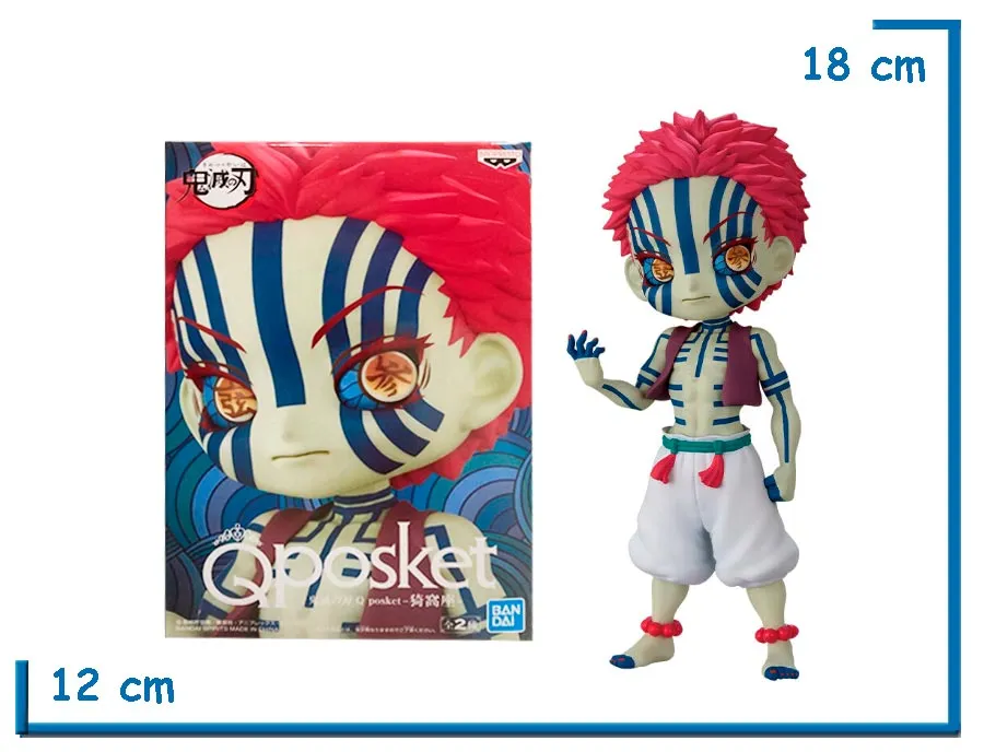 BANPRESTO AKAZA DEMON SLAYER Q POSKET VER.A