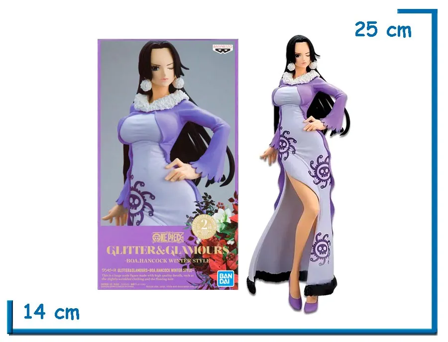 BANPRESTO BOA HANCOCK WINTER STYLE ONE PIECE GLITTER & GLAMOURS