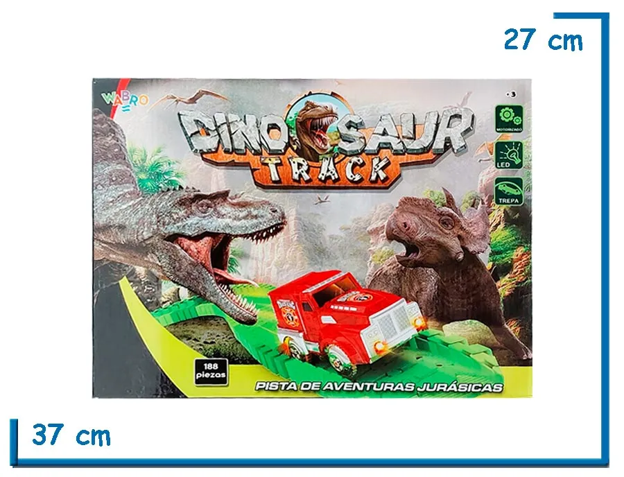 DINOSAUR TRACK PISTA 188 PZS GIRO ACROBATICO