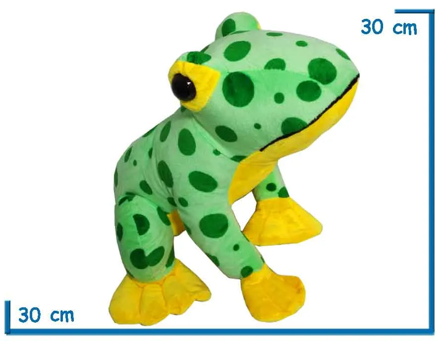 2X1 PELUCHE RANA 30CM