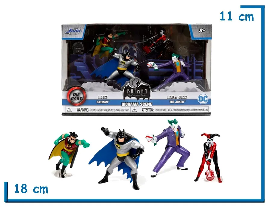 JADA BATMAN THE ANIMATED SERIES DIORAMA SCENE DIE CAST