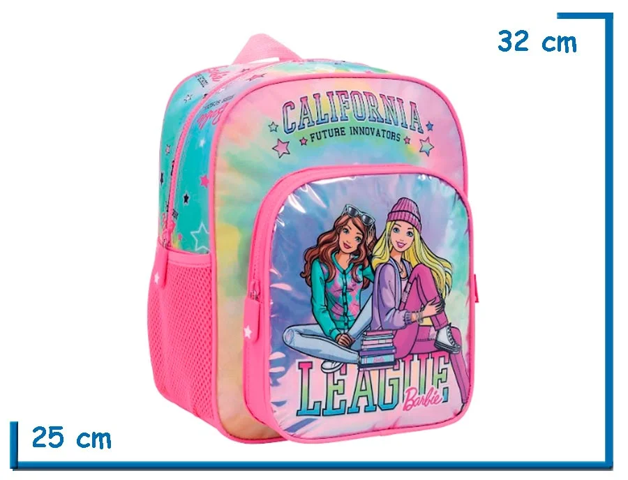 MOCHILA ESPALDA 12” BARBIE ROSA CALIFORNIA