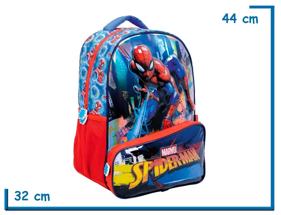 MOCHILA ESPALDA 17” SPIDER-MAN CIUDAD RELIEVE