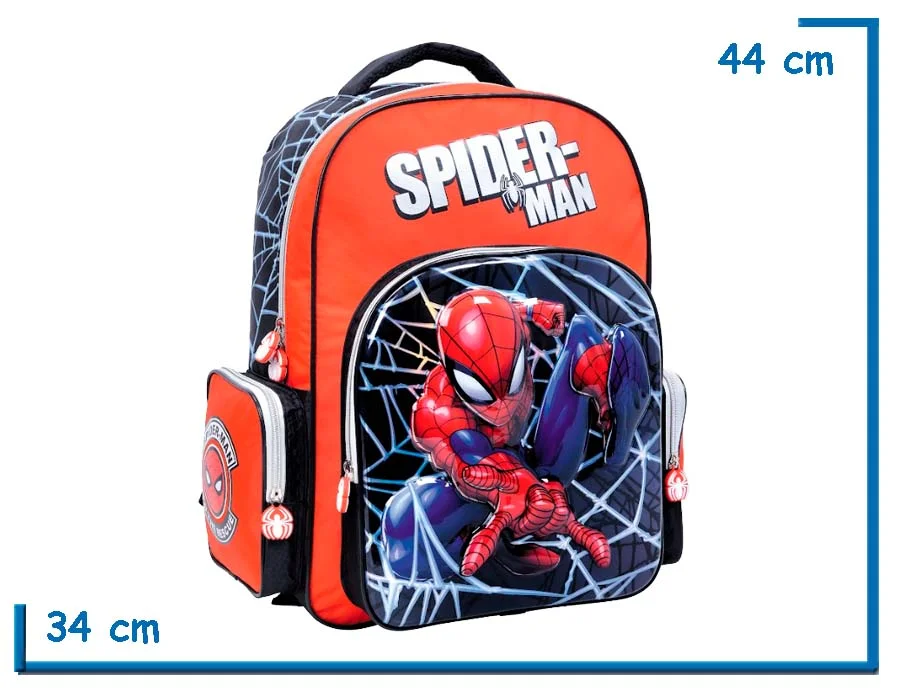 MOCHILA ESPALDA 18″ SPIDER-MAN ROJA TO THE RESCUE