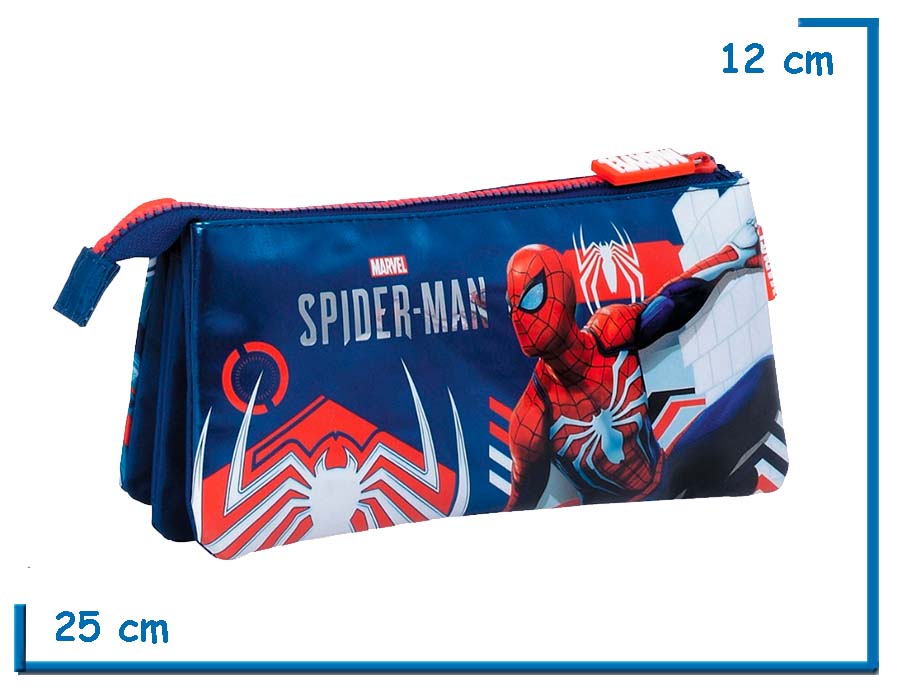 PORTALAPIZ TRIANGULAR SIMPLE SPIDER-MAN AZUL ADVANCED SUIT