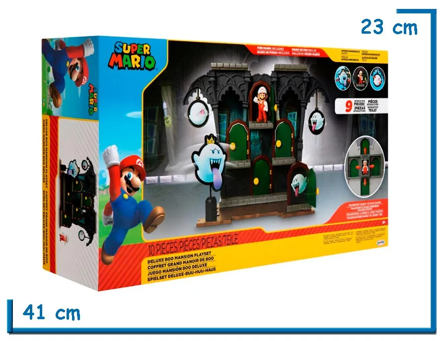 JAKKS SUPER MARIO BROS DX BOO MANSION PLAYSET