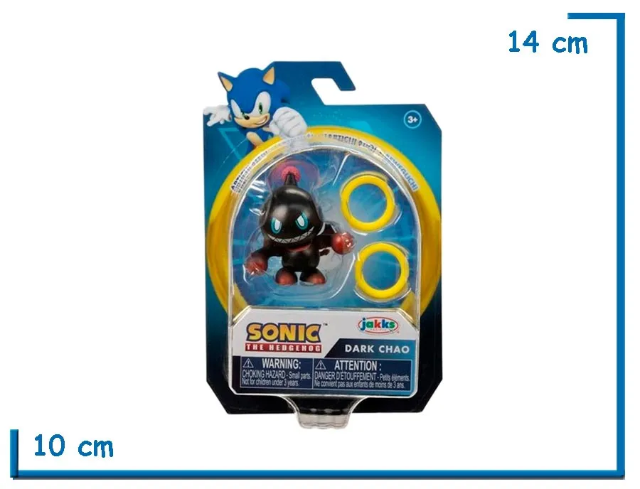 JAKKS DARK CHAO FIGURA 7CM SONIC