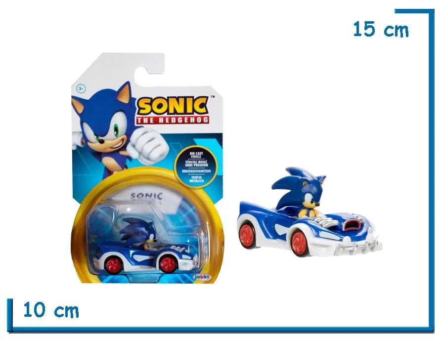 JAKKS SONIC RACER DIE CAST 1.64 SONIC
