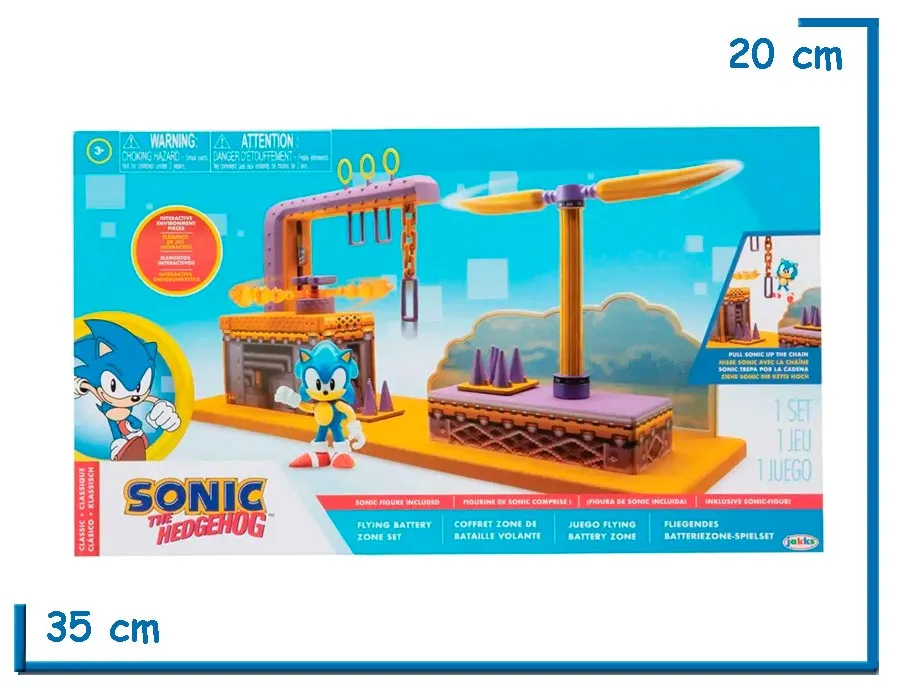 JAKKS SONIC FLYING BATTERY ZONE SET