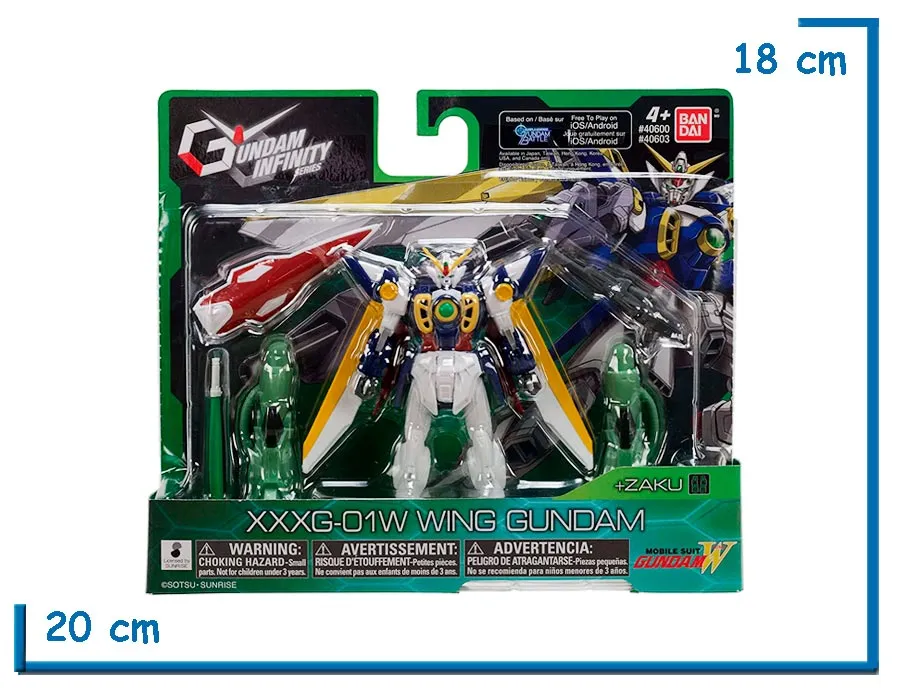 BANDAI XXXG-01W WING GUNDAM GUNDAM INFINITY SERIES 13CM
