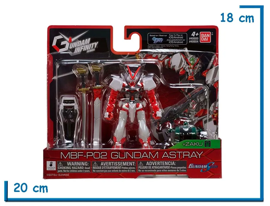 BANDAI MBF-P02 GUNDAM ASTRAY GUNDAM INFINITY SERIES 13CM