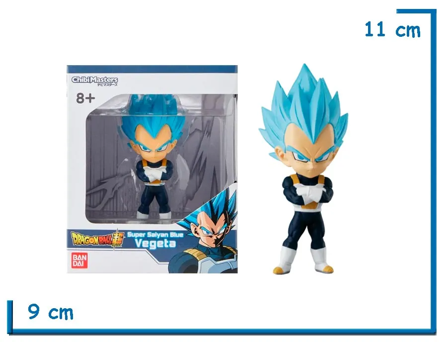 BANDAI SS BLUE VEGETA DRAGON BALL SUPER CHIBI MASTERS