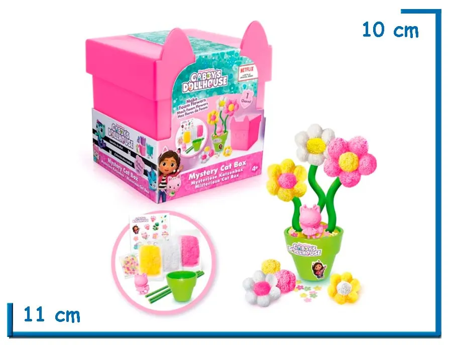 GABBYS DOLLHOUSE MYSTERY CAT BOX ROSA MASAS SET