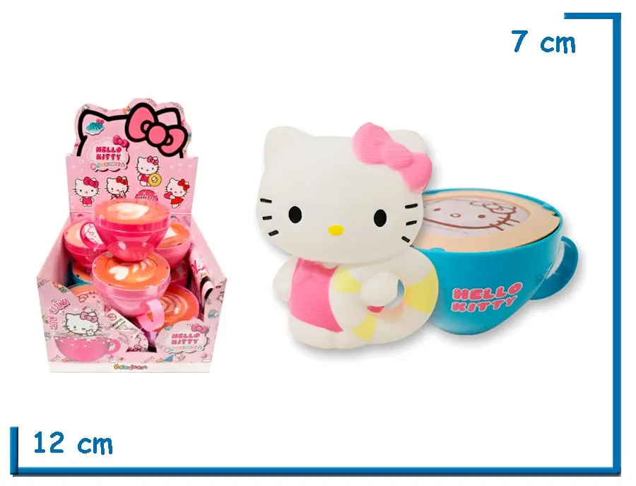 SBABAM HELLO KITTY CAPPUCCINO CELESTE SQUISHY SORPRESA