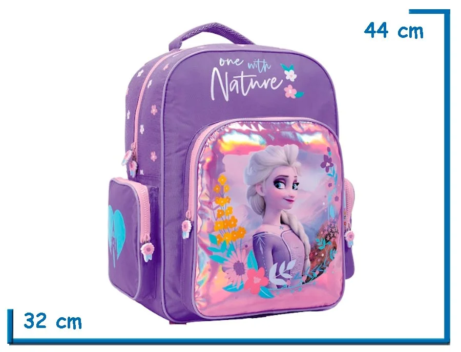 MOCHILA ESPALDA 17” FROZEN VIOLETA ONE WITH NATURE