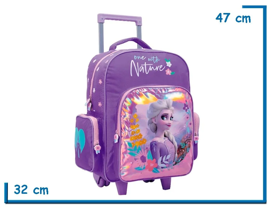 MOCHILA CARRO 17” FROZEN VIOLETA ONE WITH NATURE