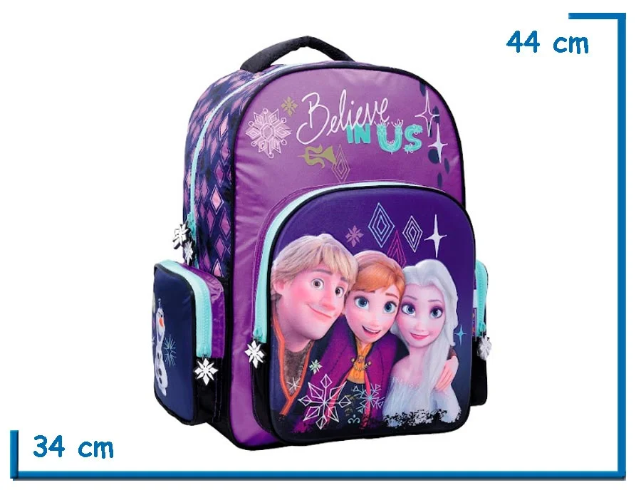 MOCHILA ESPALDA 18” FROZEN BELIEVE IN US