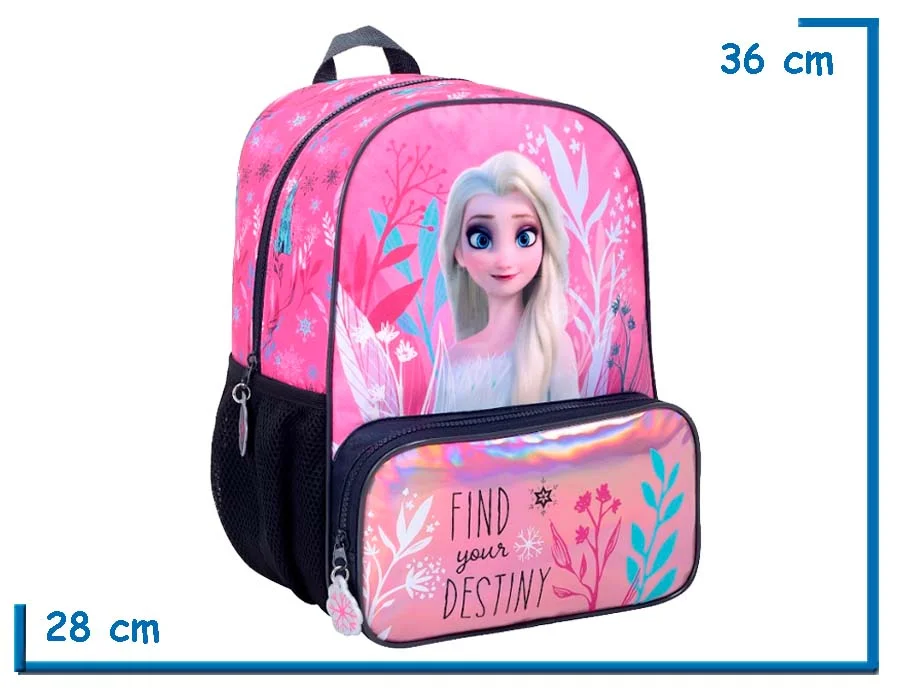 MOCHILA ESPALDA 14″ FROZEN NEGRA FIND YOUR DESTINY
