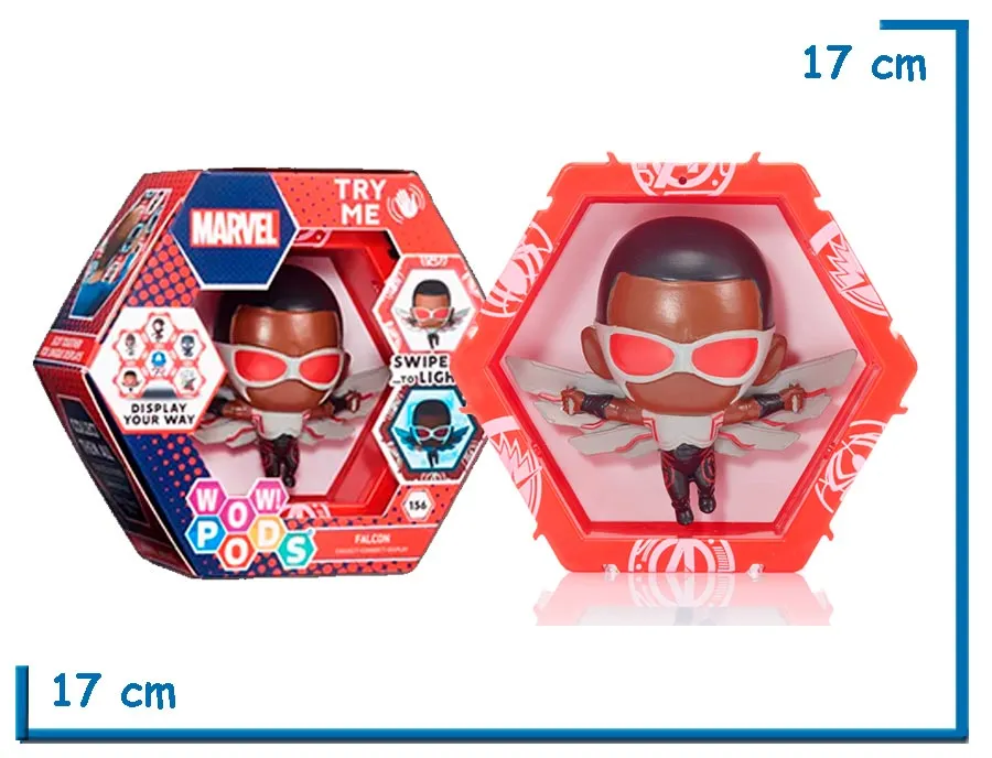 WOW! PODS FALCON MARVEL CON LUZ