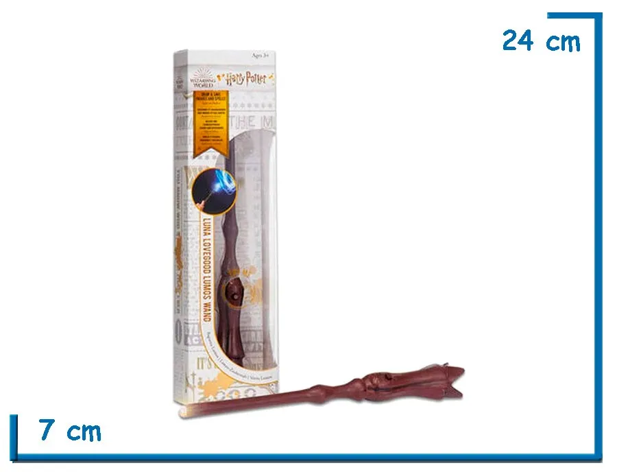 WOW! LUNA LOVEGOOD LUMOS WAND HARRY POTTER