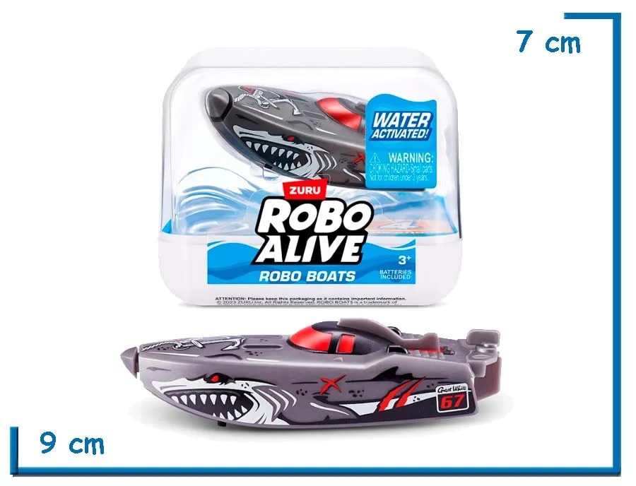 ZURU ROBO ALIVE ROBO BOATS GRIS