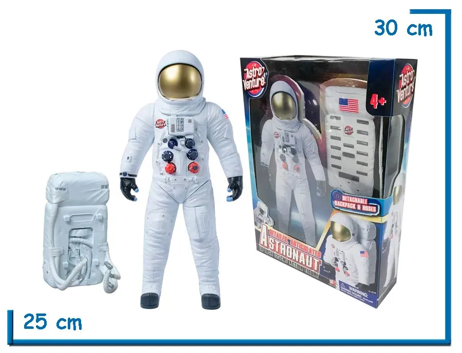 ASTRO VENTURE DETAILED ARTICULATED ASTRONAUT 10 PULGADAS