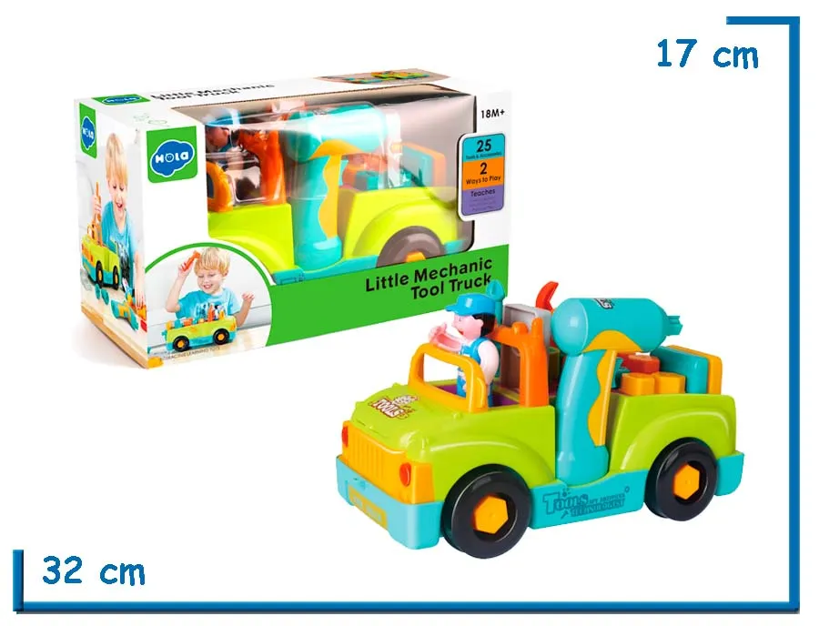 HOLA BABY PEQUE¥O CAMION MECANICO DE HERRAMIENTAS