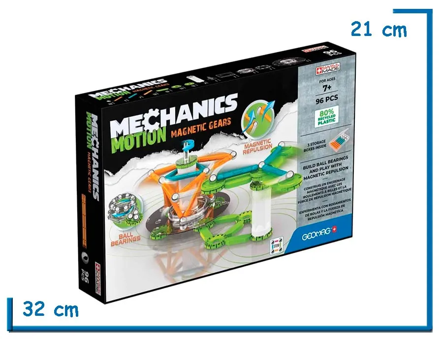 GEOMAG MECHANICS MOTION MAGNETIC GEARS 96 PZS