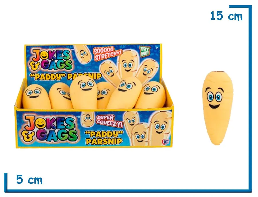 HTI JOKES & GAGS PADDY PARSNIP SQUISHY