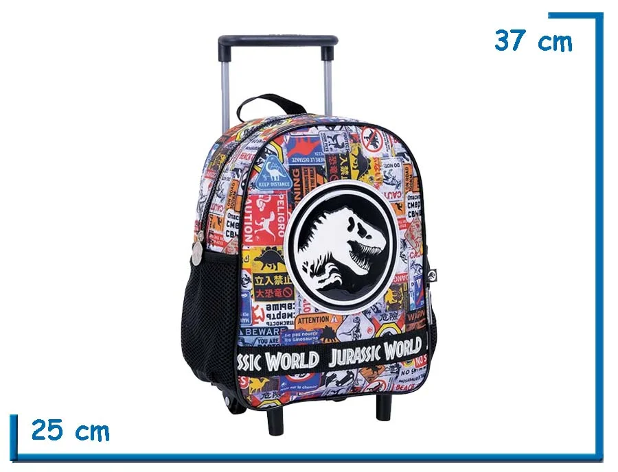 MOCHILA CARRO 12″ JURASSIC WORLD ADVERTENCIAS