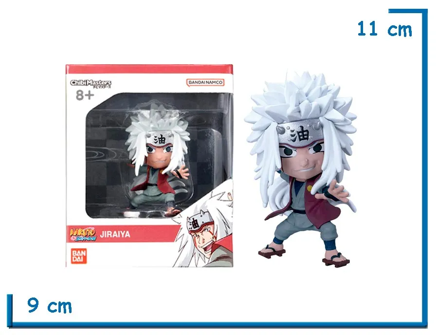 BANDAI JIRAIYA NARUTO SHIPPUDEN SUPER CHIBI MASTERS