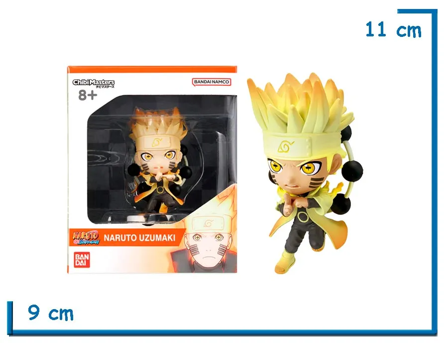 BANDAI NARUTO UZUMAKI NARUTO SHIPPUDEN SUPER CHIBI MASTERS