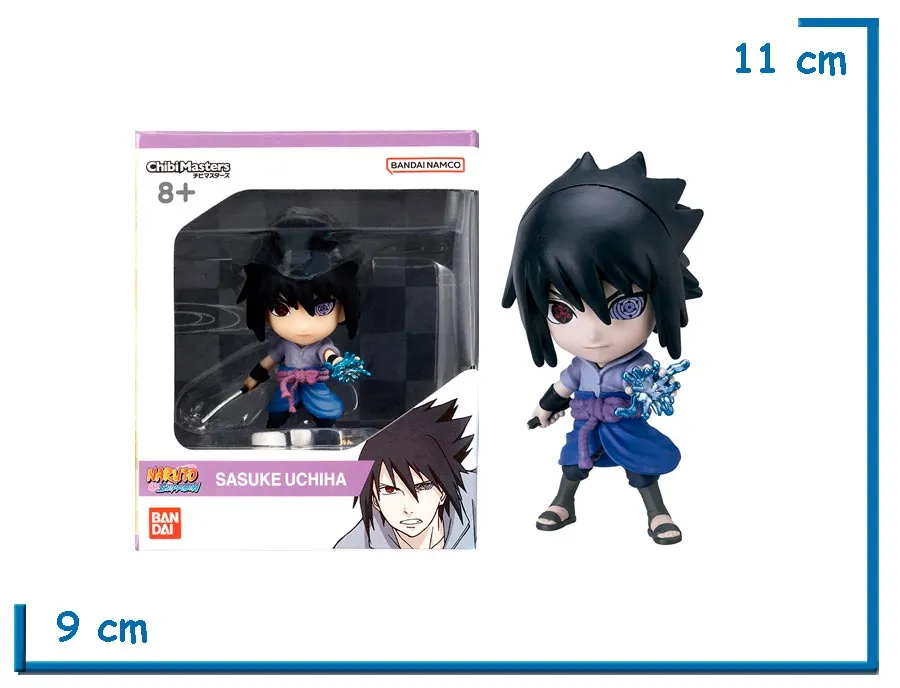 BANDAI SASUKE UCHIHA NARUTO SHIPPUDEN SUPER CHIBI MASTERS