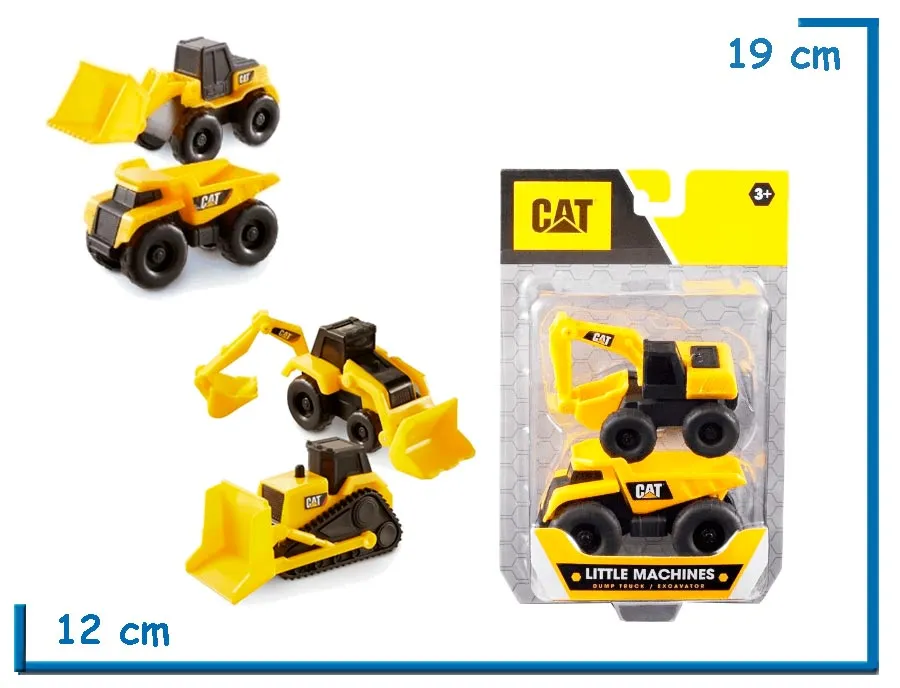 CAT VEHICULO DE CONSTRUCCION X2 SURTIDOS 8CM