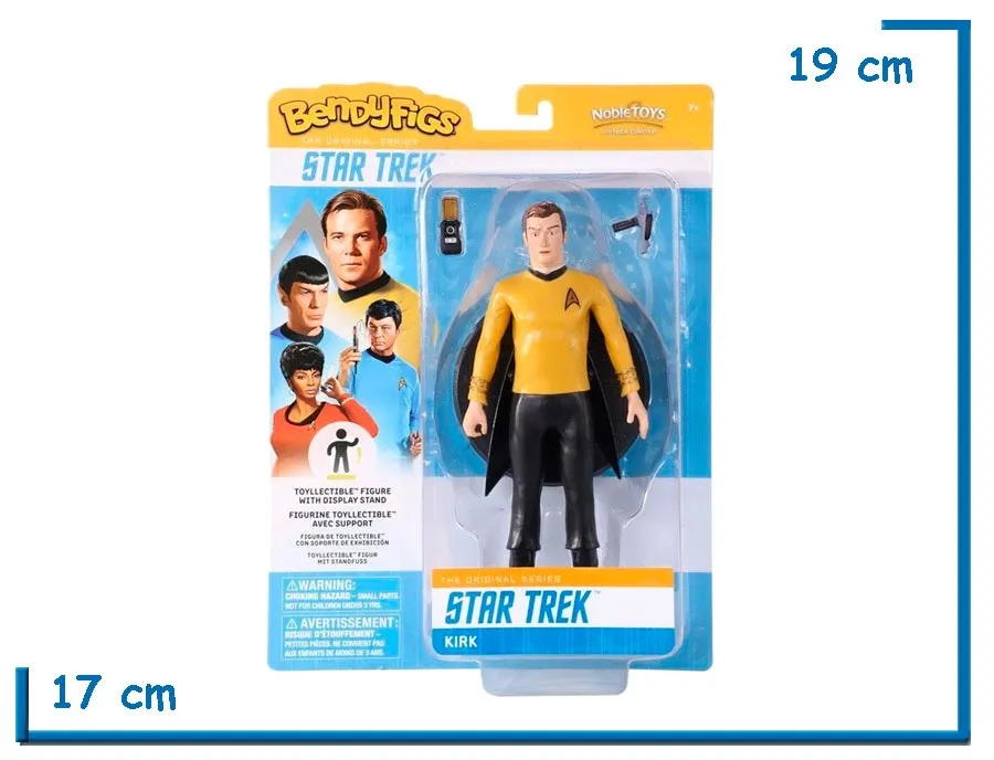 BENDYFIGS KIRK STAR TREK THE ORIGINAL SERIES