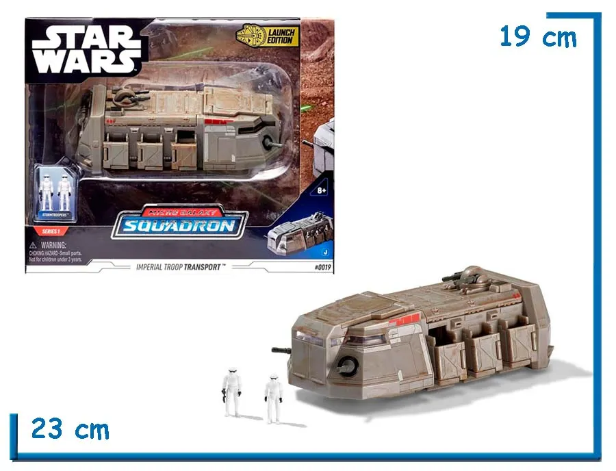 STAR WARS IMPERIAL TROOP TRANSPORT MICRO GALAXY SQUADRON